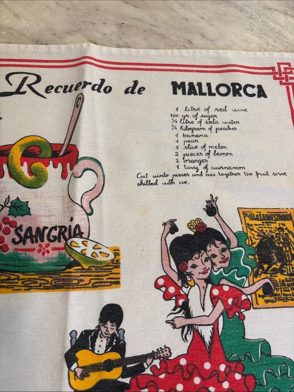 VTG! Mallorca Sangria Decor Tapestry